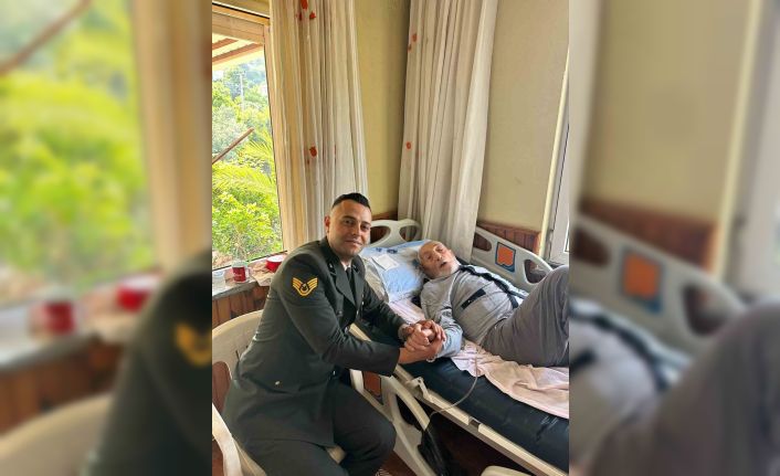 Askerlik Şubesi Başkanı Şahiner’den Kore Gazisi’ne anlamlı ziyaret