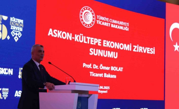 Bakan Bolat: "Gayri safi yurtiçi hasılamız 2025 yılının ilk çeyreği itibariyle 1 trilyon 371 milyar dolara yükselerek tüm zamanların milli gelir rekorunu yenilemiştir"