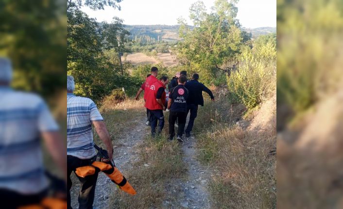 Balıkesir’de traktör devrildi; 1 yaralı