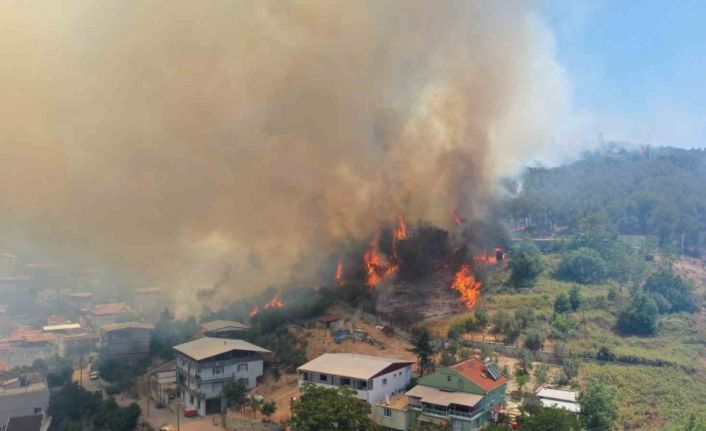 Başkan Aydın İsmetiye’deki yangın bölgesinde