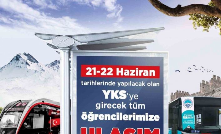 Başkan Büyükkılıç’tan YKS adaylarına ‘ücretsiz ulaşım’ müjdesi