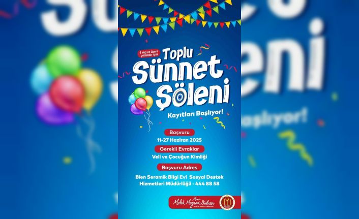 Bilecik Belediyesi’nin geleneksel sünnet şöleni için kayıtlar başladı