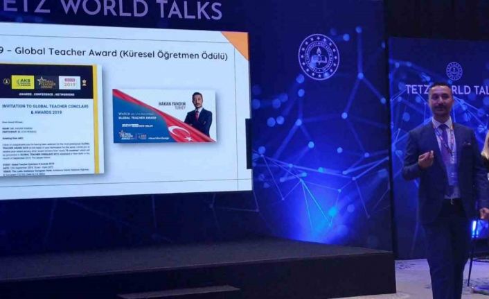 Bilecikli öğretmen Türkiye Eğitim Teknolojileri Zirvesi’nde sunum yaptı