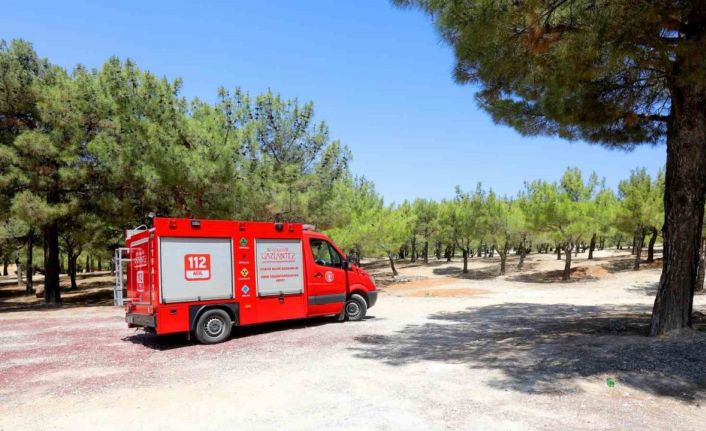 Büyükşehir İtfaiyesi’nden termal drone ile yangın nöbeti