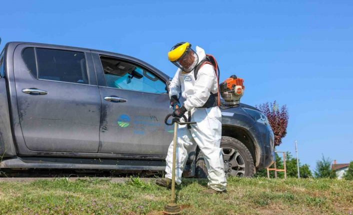 Çark Deresi’nin içi ve çevresi hummalı şekilde temizlendi