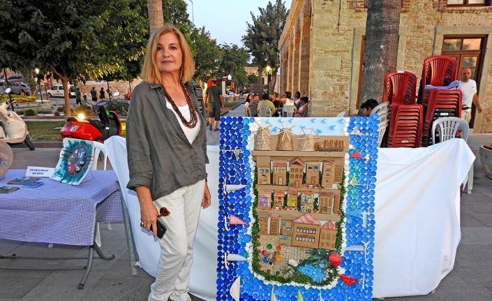 Çeşme’de minik eller, sürdürülebilir sanatla buluştu