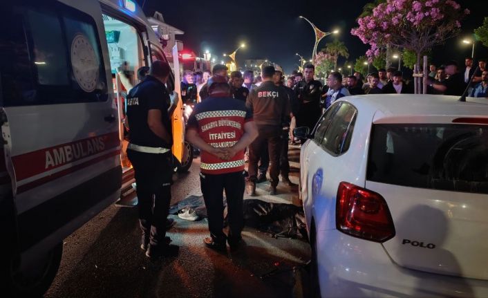 Çöp atmaya giden kadına çarpıp olay yerinden kaçtı