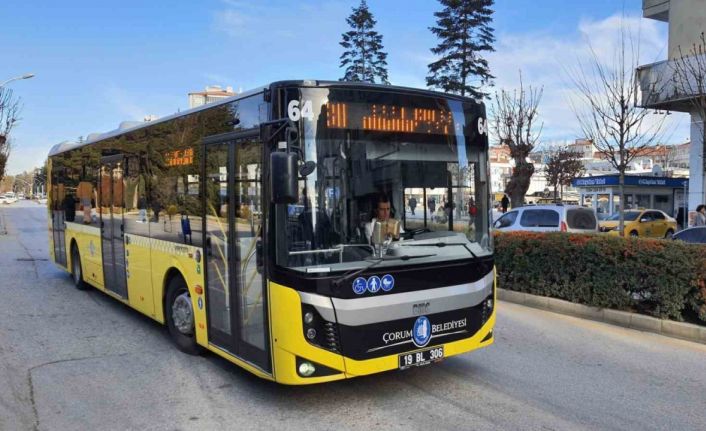 Çorum’da halk otobüsleri bayramın ilk 2 günü ücretsiz