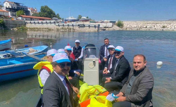 Cumhurbaşkanlığı DDK Heyeti, Eğirdir Gölü’nde kuraklık alarmını inceledi