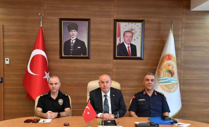 Denizli Valisi Coşkun, 2025 yılı Mayıs ayı asayiş verilerini paylaştı