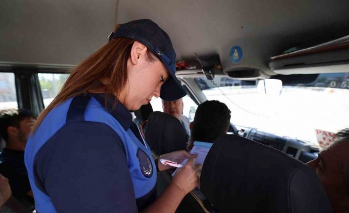 Denizli’de toplu taşıma araçları mercek altında