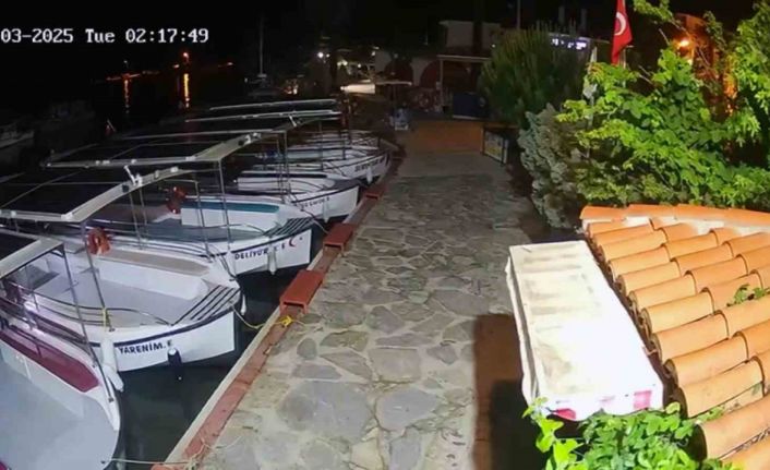 Deprem anı ‘Sakin Kent’te güvenlik kameralarına yansıdı