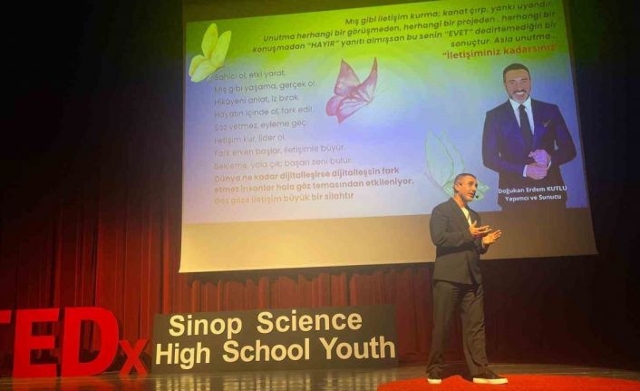 Doğukan Erdem Kutlu, Sinop’ta gençlere seslendi: "Mış gibi konuşmayın, mış gibi yaşamayın"