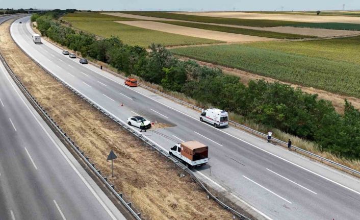 Edirne’de araçlar çarpıştı: 2 yaralı