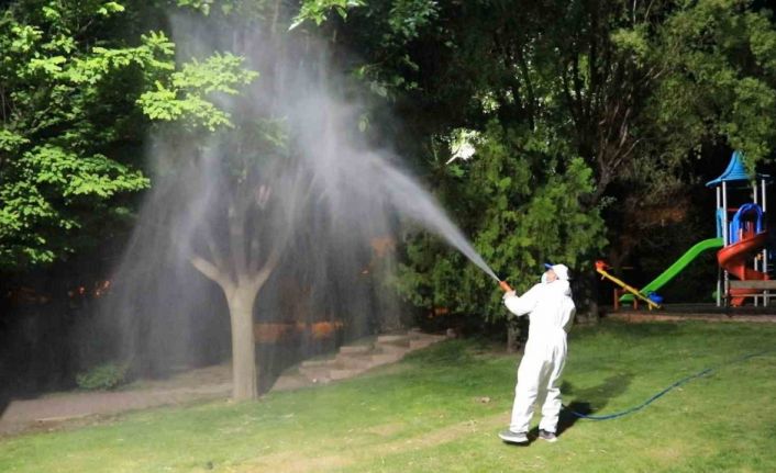 Elazığ Belediyesi veteriner ekipleri ilaçlama çalışmalarını sürdürüyor