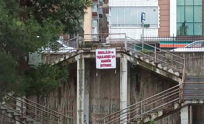 Engellilerin asansör talebi karşılık buldu: Çalışmalar başladı