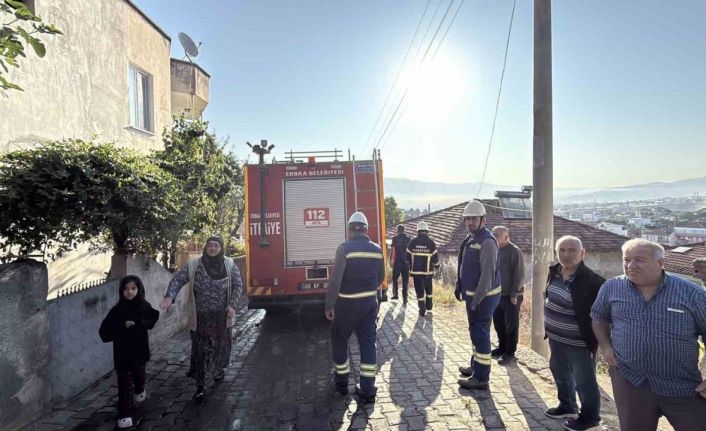 Erbaa’da korkutan yangın