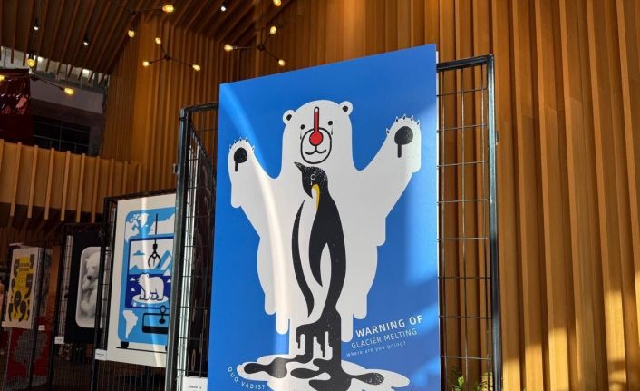 Fatih’te "küresel ısınma" temalı Posterist Sergisi açıldı