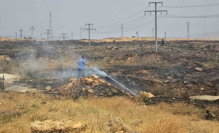 Gaziantep’te anız yangınına erken müdahale faciayı önledi