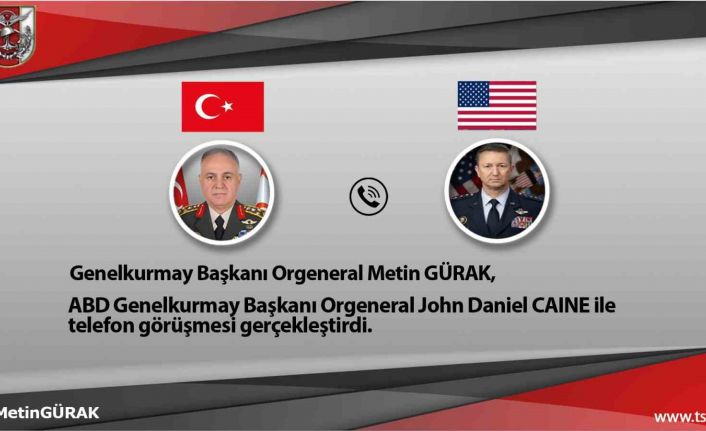 Genelkurmay Başkanı Gürak, ABD’li mevkidaşı ile görüştü