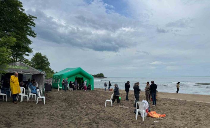 Giresun’da denizde kaybolan çocuğu arama çalışmaları devam ediyor