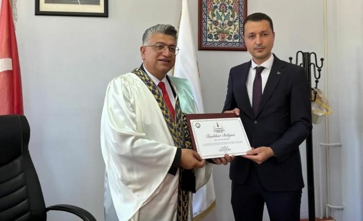 Hisarcık MYO’da 2 akademik personele akademik teşvik ödülü