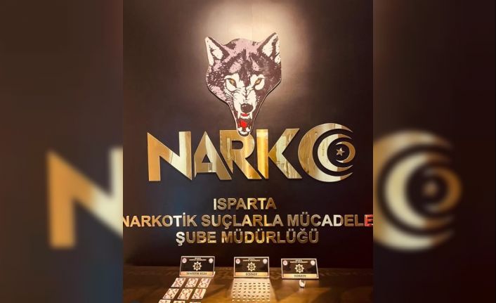 Isparta’da uyuşturucu operasyonlarında 1 kişi tutuklandı, 2 şüpheli gözaltına alındı