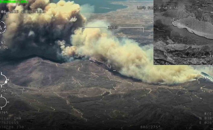 İzmir’de yangınla mücadele sürüyor