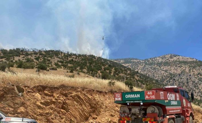 Kahramanmaraş’ta orman yangını sürüyor