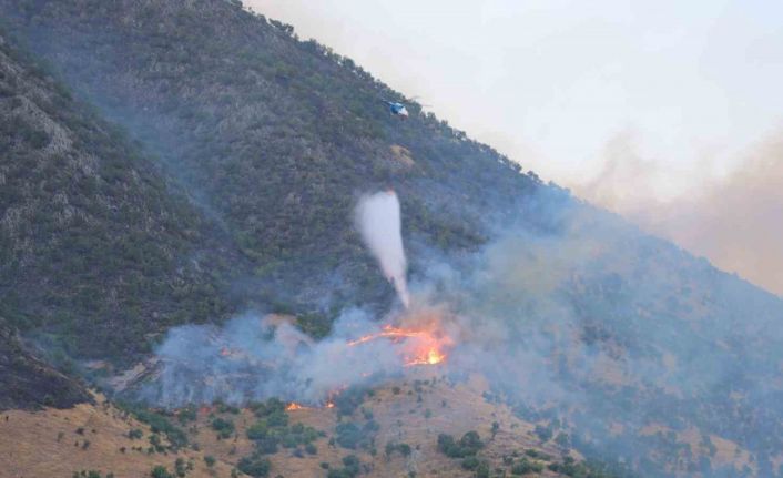 Kahramanmaraş’taki orman yangınına müdahale sürüyor
