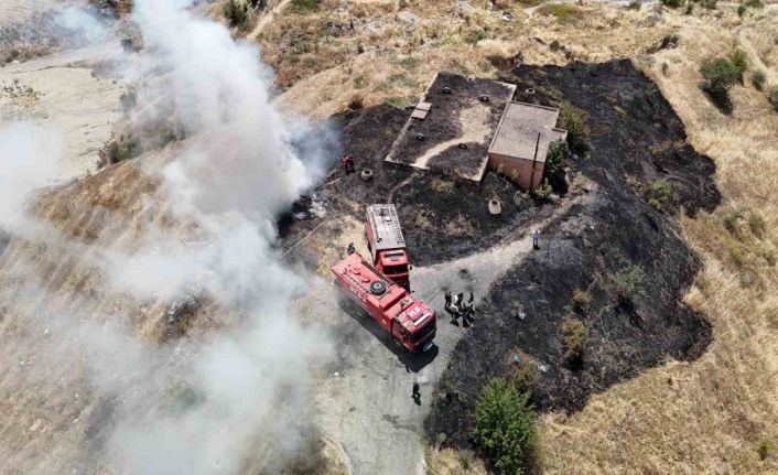 Karabük’te anız yangını söndürüldü