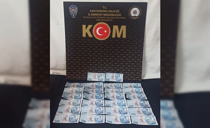Kastamonu’da sahte para operasyonu: 1 gözaltı