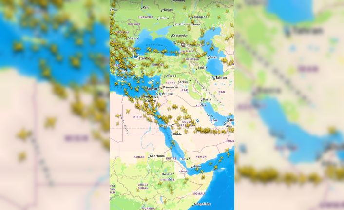 Katar hava sahasının kapanmasıyla uçaklar Türkiye’ye yönlendirildi