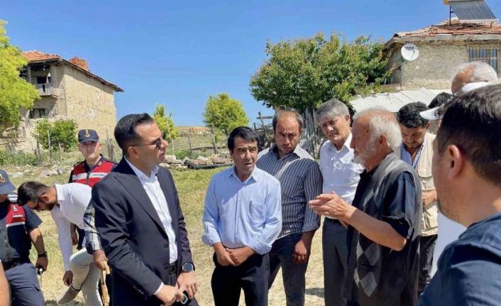 Kaymakam Aslan, Başkimse ve Çatkuyu köylerinde yatırım alanlarını inceledi