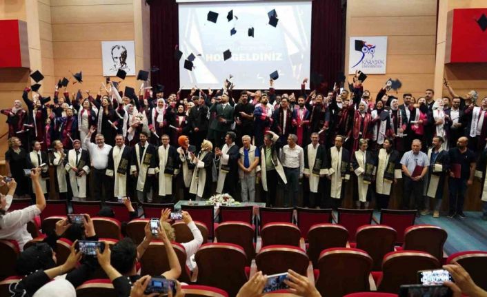 KBÜ Lisansüstü Eğitim Enstitüsü’nde 948 mezun diplomasını aldı