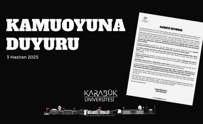 KBÜ’den Rektör Kırışık hakkındaki iddialara açıklama