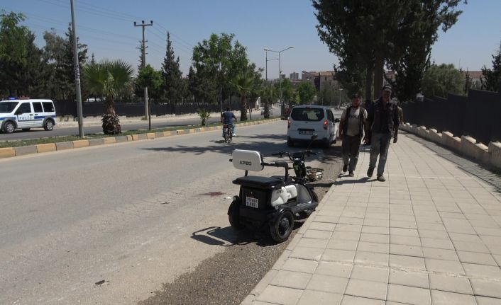 Kilis’te 3 tekerlekli motosiklet devrildi: Sürücü ağır yaralandı