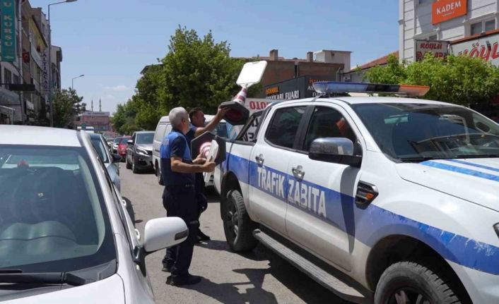 Kırıkkale’de zabıtadan kaldırım ve yol işgali denetimi