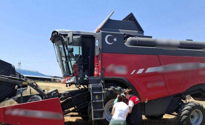 Kırklareli’nde arpa ve buğday hasat kontrolleri sürüyor