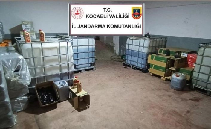 Kocaeli’de 11 milyon TL’lik sahte madeni yağ operasyonu