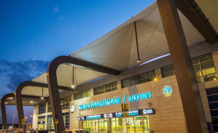 Konya Havalimanı mayıs ayında 77 bin 394 yolcuya hizmet verdi