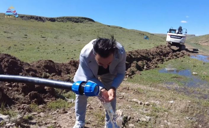 Köylünün yüz yıllık su hasreti sona erdi