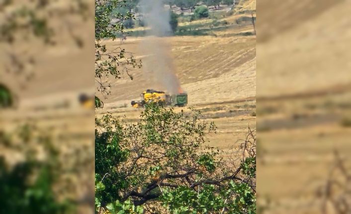 Kurtalan’da ekin yangını