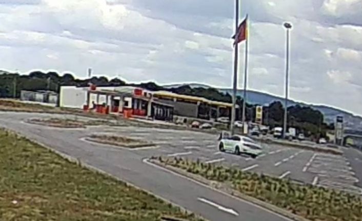 Kuzey Marmara Otoyolu’nda drift kamerada