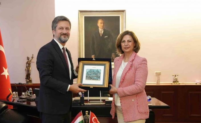 Macaristan Büyükelçisi Mtis Başkan Ünlüce’yi ziyaret etti