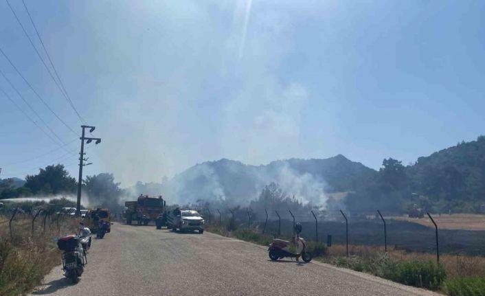 Marmaris’teki yangına hızlı müdahale