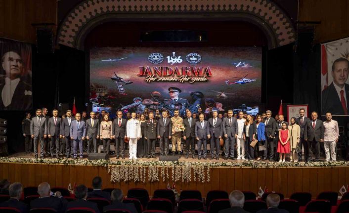 Mersin’de Jandarma Teşkilatı’nın 186. yılı törenle kutlandı