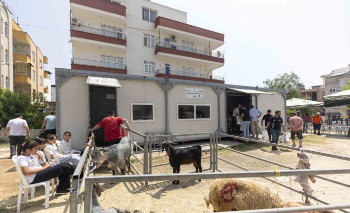 Mersin’de kurban kesimi hem hijyenik hem ücretsiz