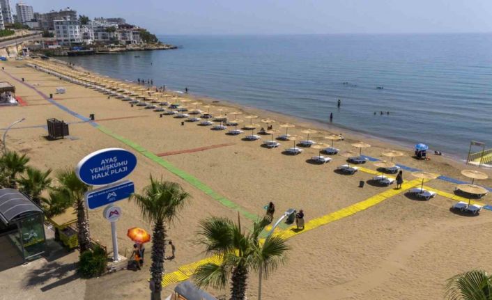 Mersin’in halk plajları yaza hazır