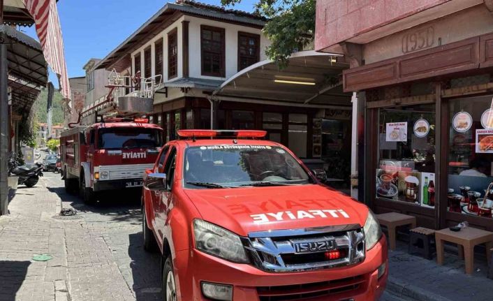 Muğla’da baca yangını korkuttu